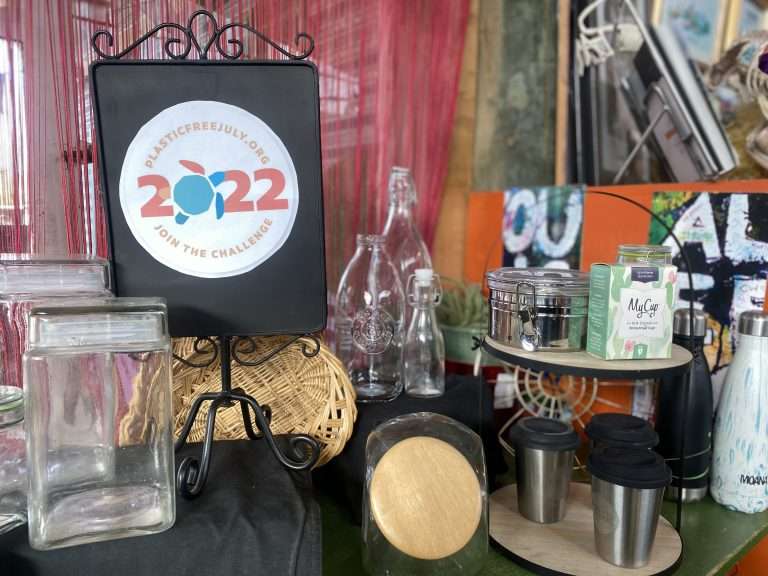 Collection of glass and reusable containers