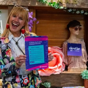 slow fashion month wastebusters refashion show